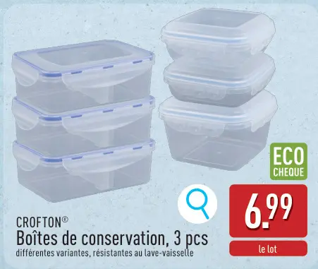 Offre: Boîtes de conservation