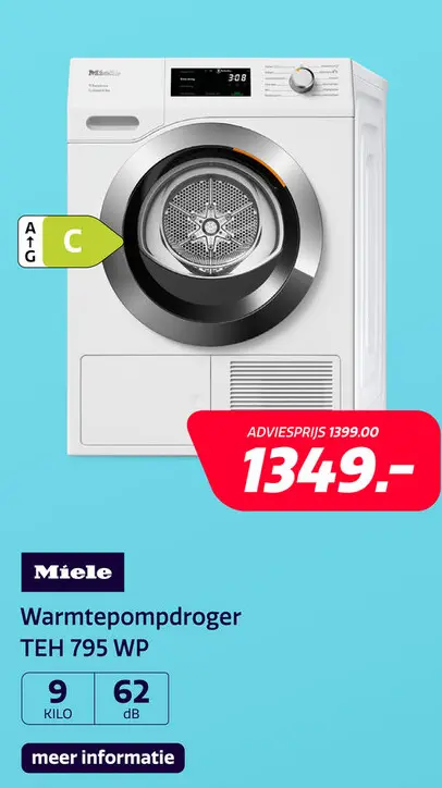 Aanbieding: Miele TEH 795 WP ECOSPEED