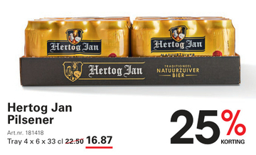 Aanbieding: Hertog Jan Pilsener