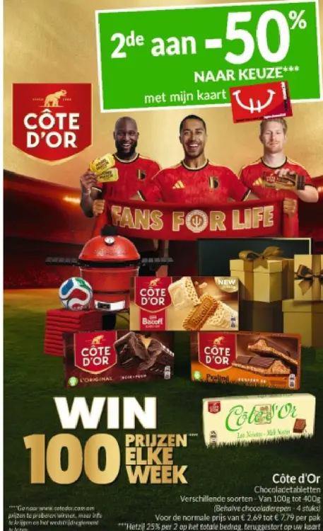 Promotie: Chocoladetabletten