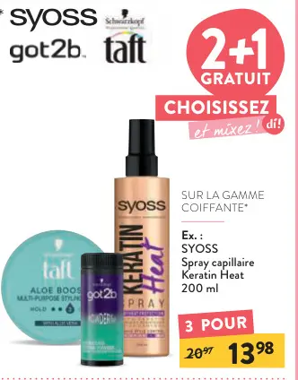 Offre: Spray capillaire Keratin Heat