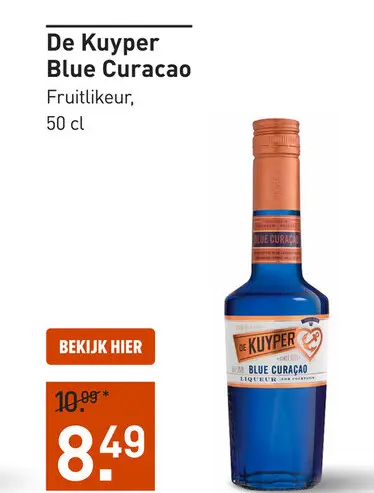 Aanbieding: De Kuyper Blue Curacao 50CL