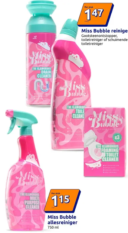 Promotie: Miss Bubble reiniger