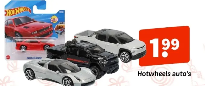 Aanbieding: Hotwheels auto's