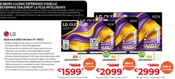 Offre: LG OLED evo Al G56LS 4K Smart TV - G56LS