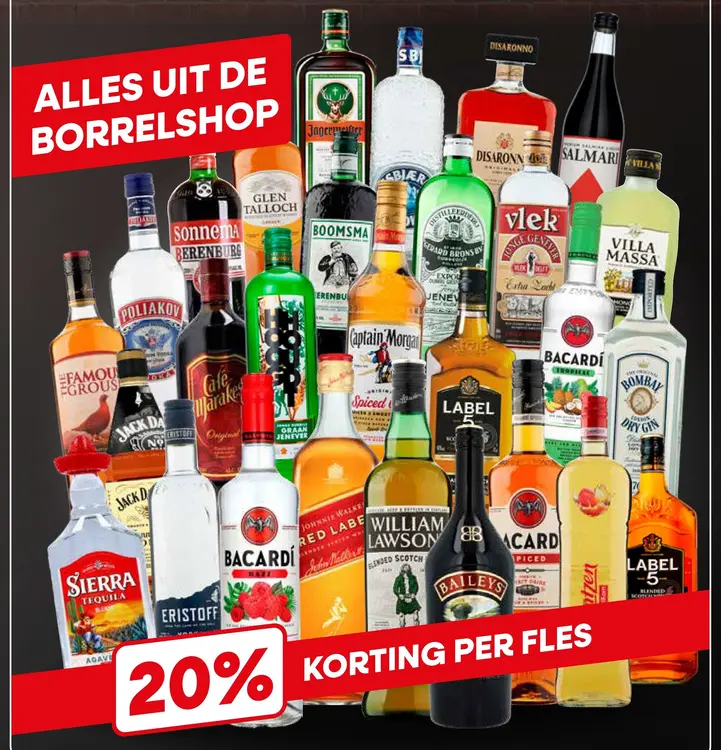 Aanbieding: Alles uit de Borrelshop