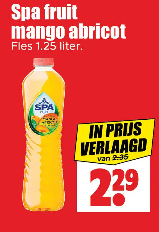 Aanbieding: Spa fruit mango abricot