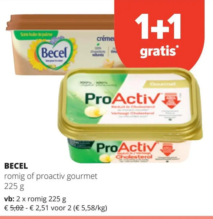 Aanbieding: romig of proactiv gourmet