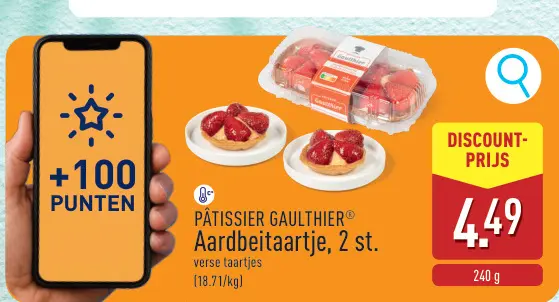 Promotie: Aardbeitaartje
