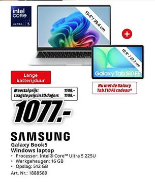 Aanbieding: Samsung Galaxy Book5