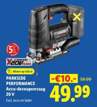 Aanbieding: Accu-decoupeerzaag
