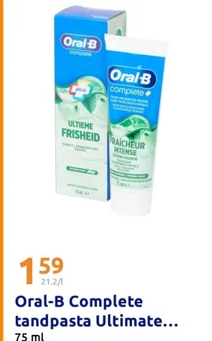 Promotie: Complete tandpasta Ultimate...
