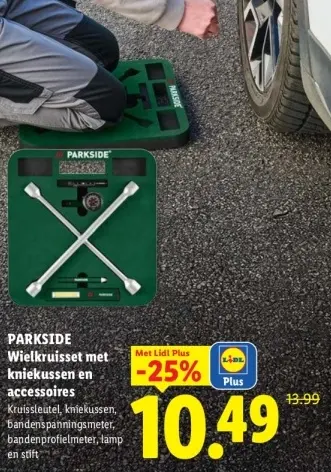Aanbieding: Wielkruisset met kniekussen en accessoires