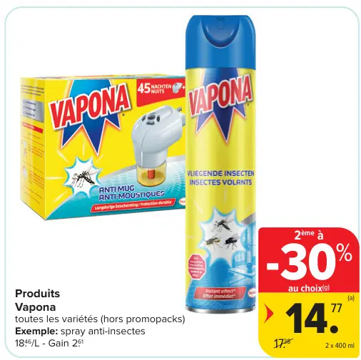 Offre: Vapona