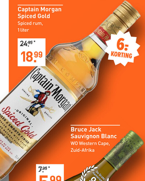 Aanbieding: Captain Morgan Spiced Gold