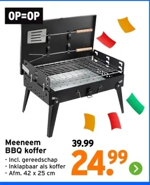 Aanbieding: Meeneem BBQ koffer
