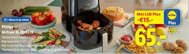 Aanbieding: Airfryer XL HD9270