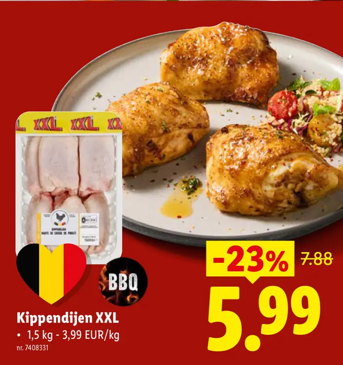 Promotie: Kippendijen XXL