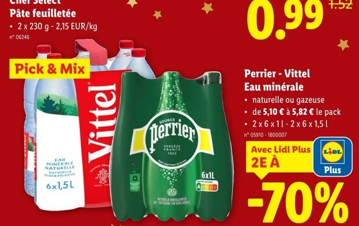 Offre: Perrier - Vittel Eau minérale