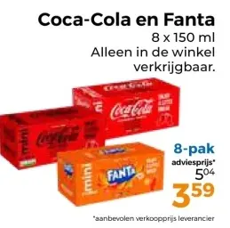 Aanbieding: Coca-Cola en Fanta