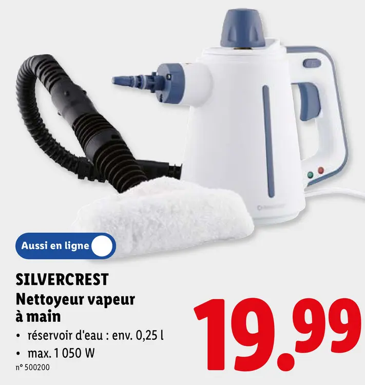 Offre: Nettoyeur vapeur à main