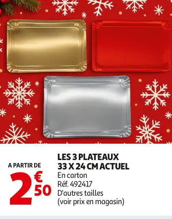Promotie: Plateaux