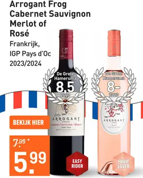 Aanbieding: Arrogant Frog Cabernet Sauvignon Merlot of Rosé