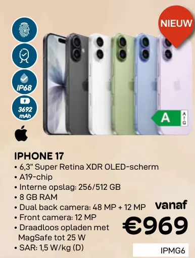 Aanbieding: Iphone 17