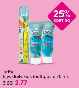 Aanbieding: daily kids toothpaste