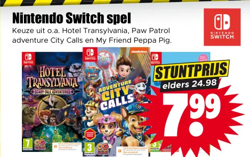 Aanbieding: Nintendo Switch spel