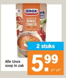 Aanbieding: Romige Tomaten Soep
