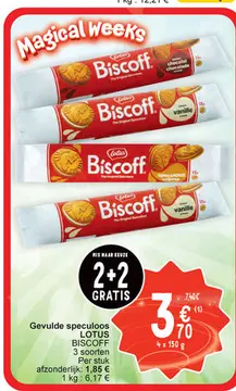 Aanbieding: Gevulde speculoos LOTUS BISCOFF