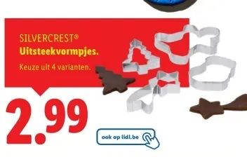 Promotie: Uitsteekvormpjes