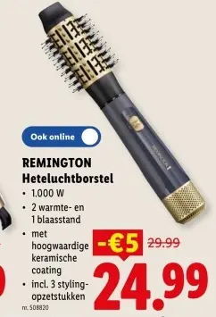 Promotie: Remington Heteluchtborstel