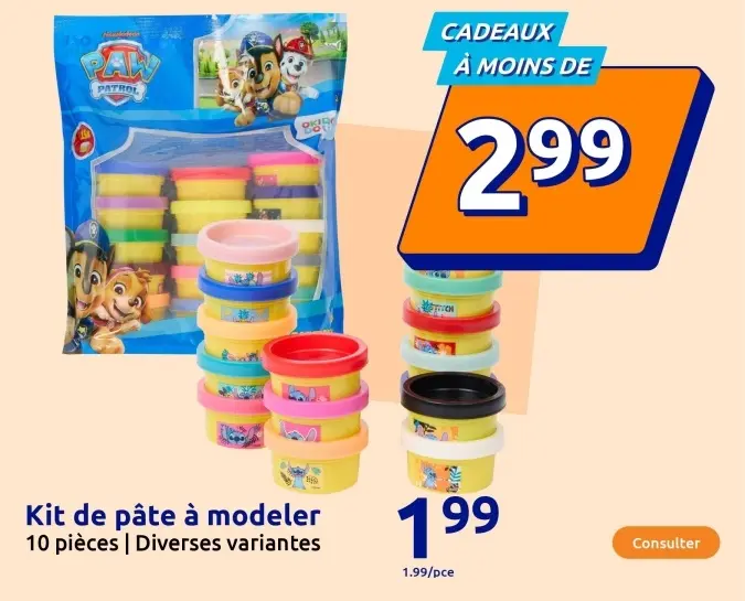 Offre: Kit de pâte à modeler