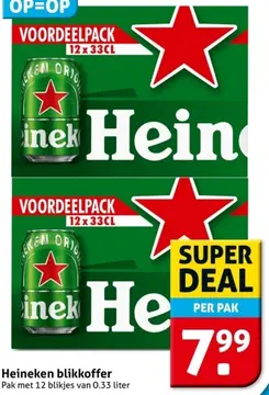 Aanbieding: Heineken blikkoffer