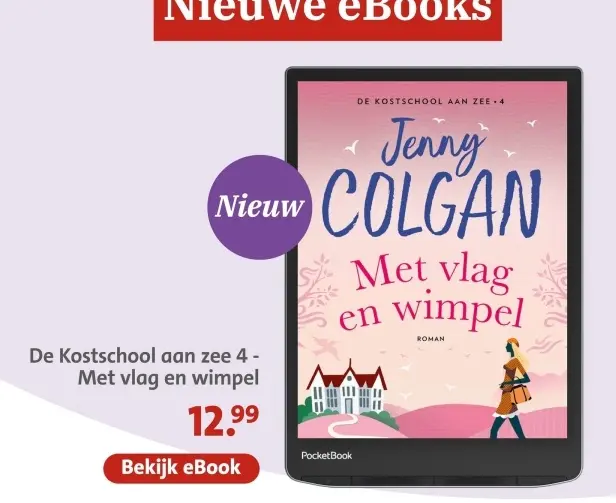 Aanbieding: De Kostschool aan zee 4 - Met vlag en wimpel