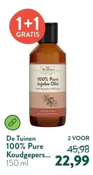 Aanbieding: De Tuinen 100% Pure Koudgepers