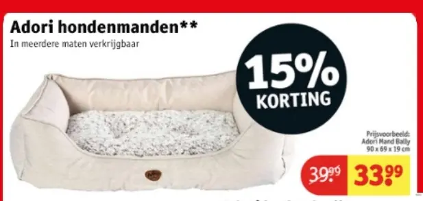 Aanbieding: Adori hondenmanden