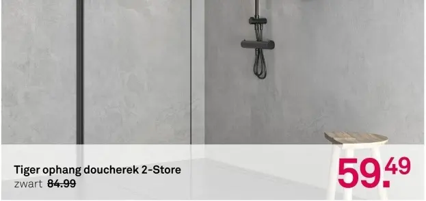 Aanbieding: ophang doucherek 2-Store
