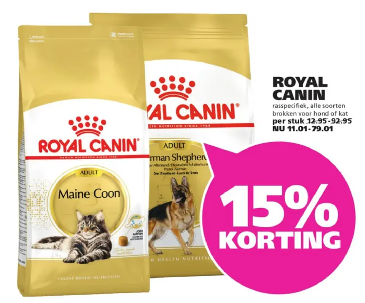 Aanbieding: Honden- of kattenbrokken