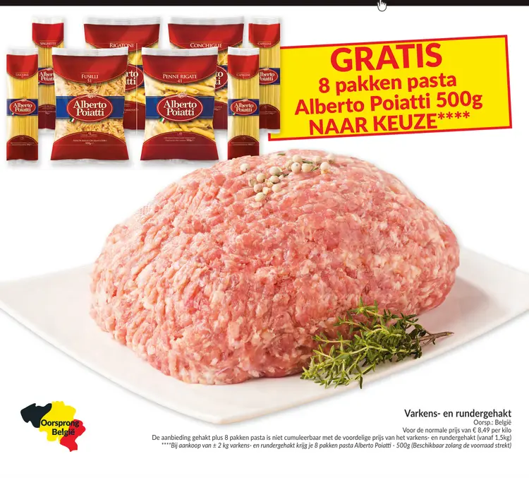 Promotie: Varkens- en rundergehakt