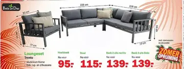 Aanbieding: Loungeset Trento Hoekbank