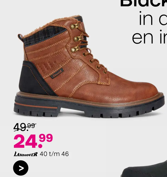 Aanbieding: Landrover laarzen