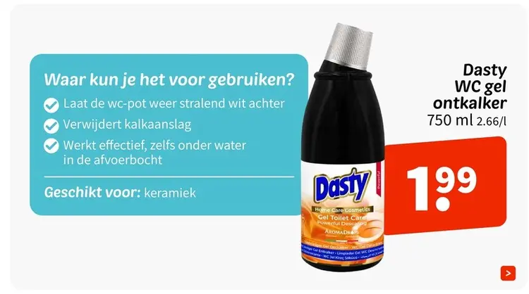 Promotie: WC gel ontkalker