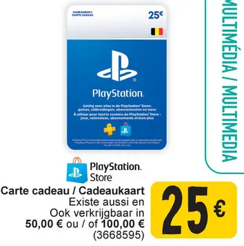Offre: Carte cadeau / Cadeaukaart