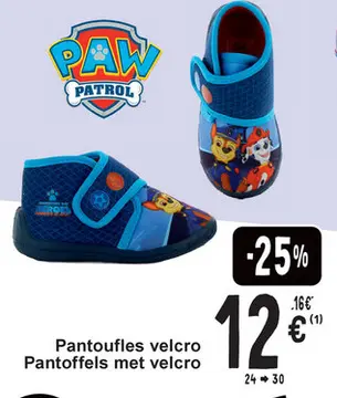 Aanbieding: Pantoufles velcro Pantoffels met velcro