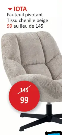 Offre: Fauteuil pivotant