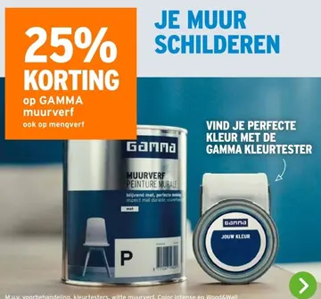 Aanbieding: muurverf