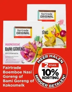 Aanbieding: Boemboe Nasi Goreng of Bami Goreng of Kokosmelk